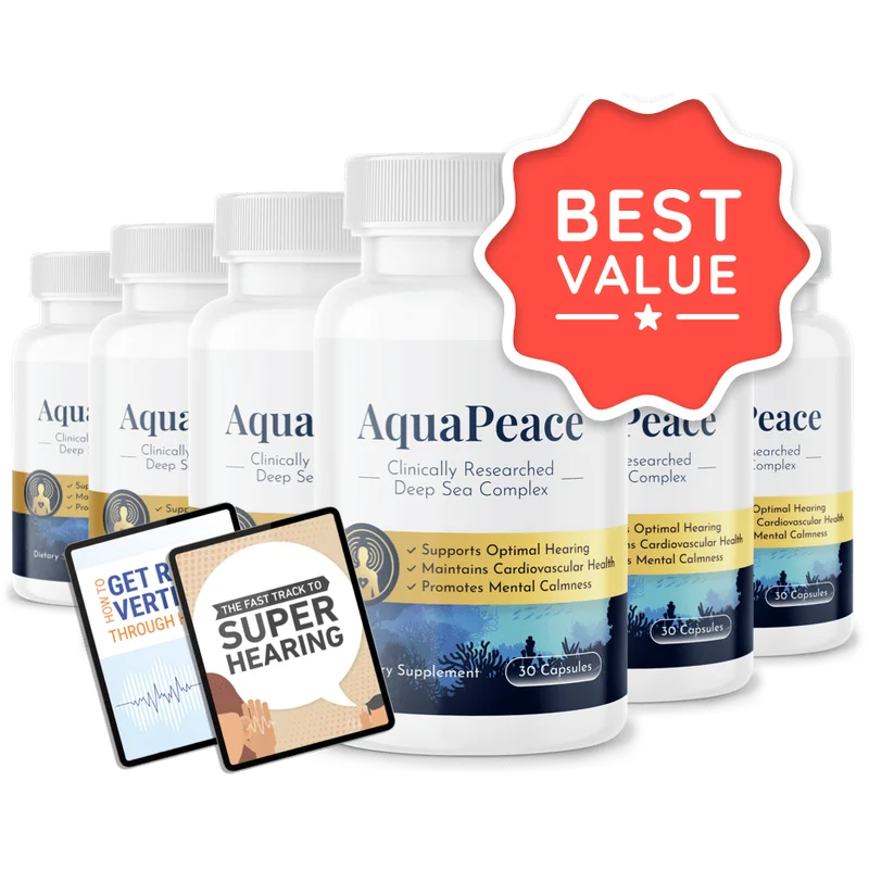 AquaPeace 6-Bottle Bundle — 180-Day Supply