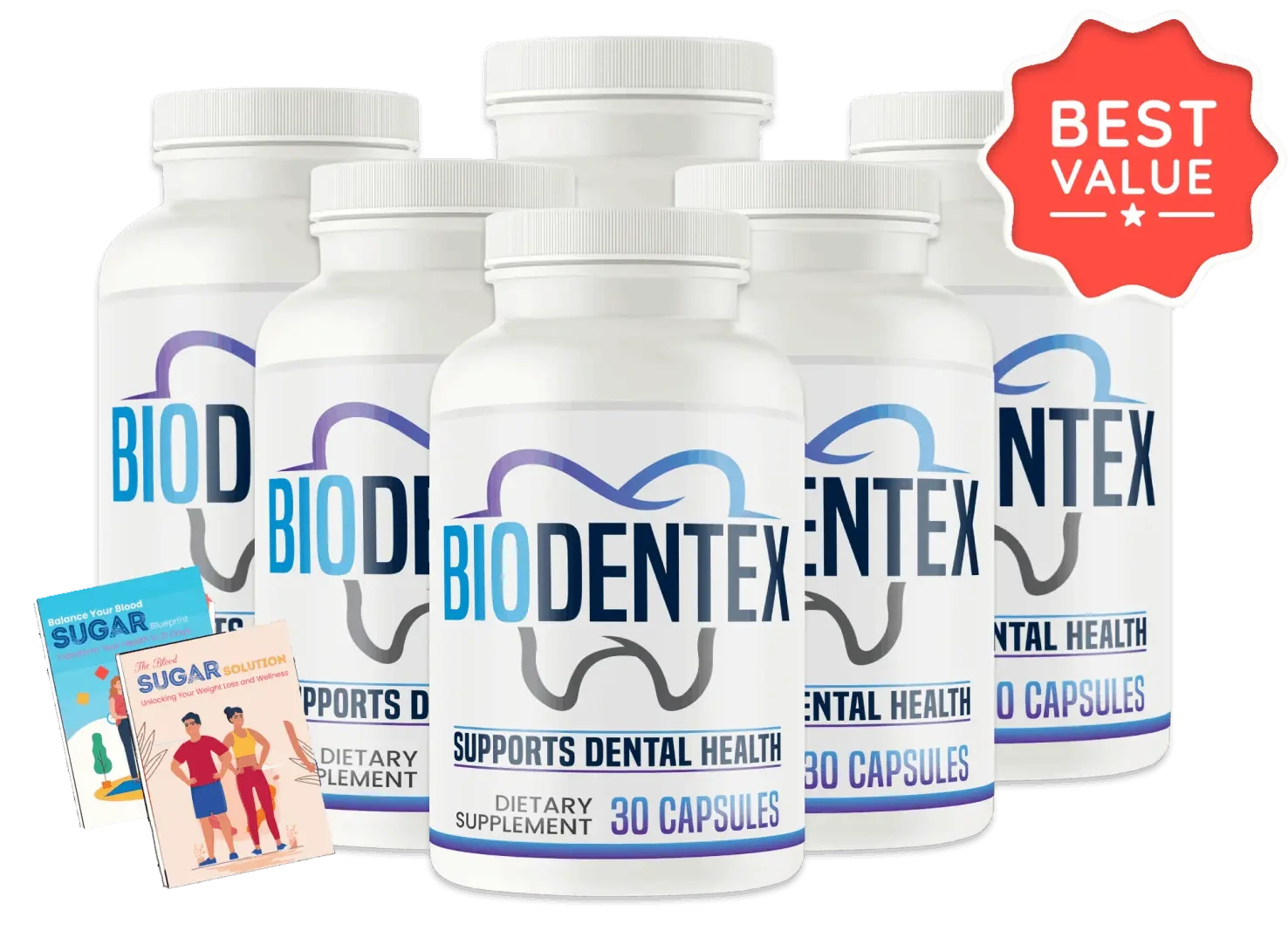 Biodentex 6-Bottle Bundle — 180-Day Supply