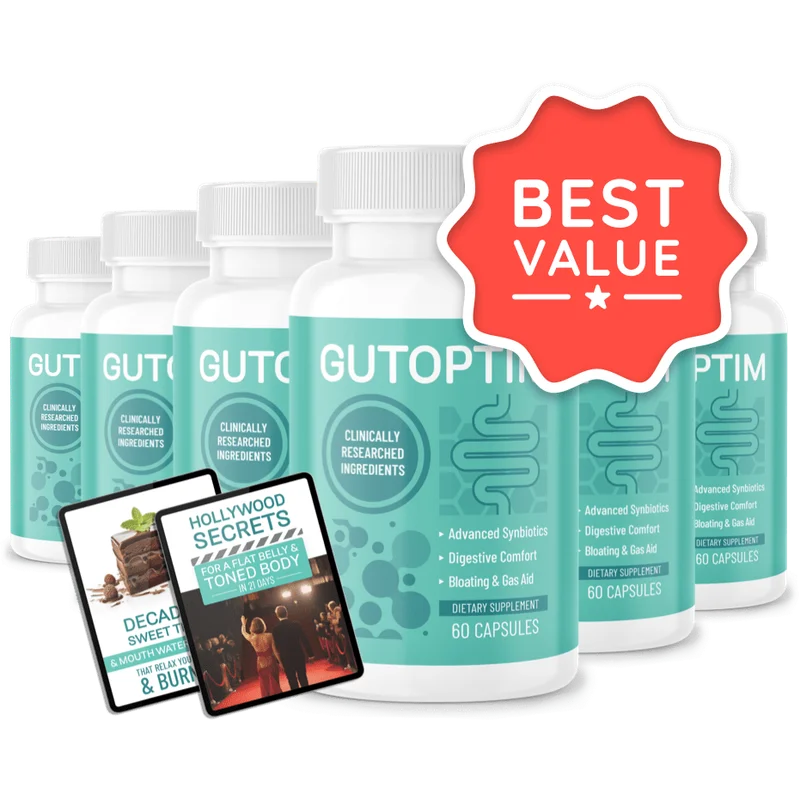 GutOptim 6-Bottle Bundle — 180-Day Supply