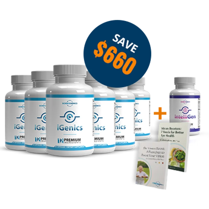 iGenics 6-Bottle Bundle — 180-Day Supply