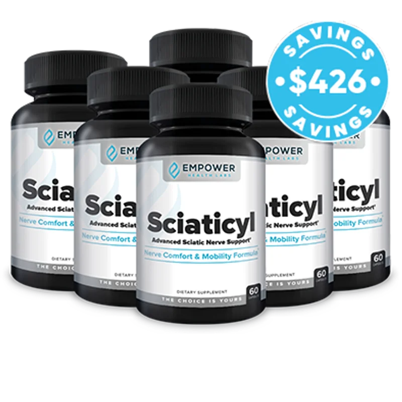 Sciaticyl 6-Bottle Bundle — 180-Day Supply