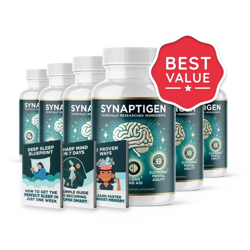 Synaptigen 6-Bottle Bundle — 180-Day Supply