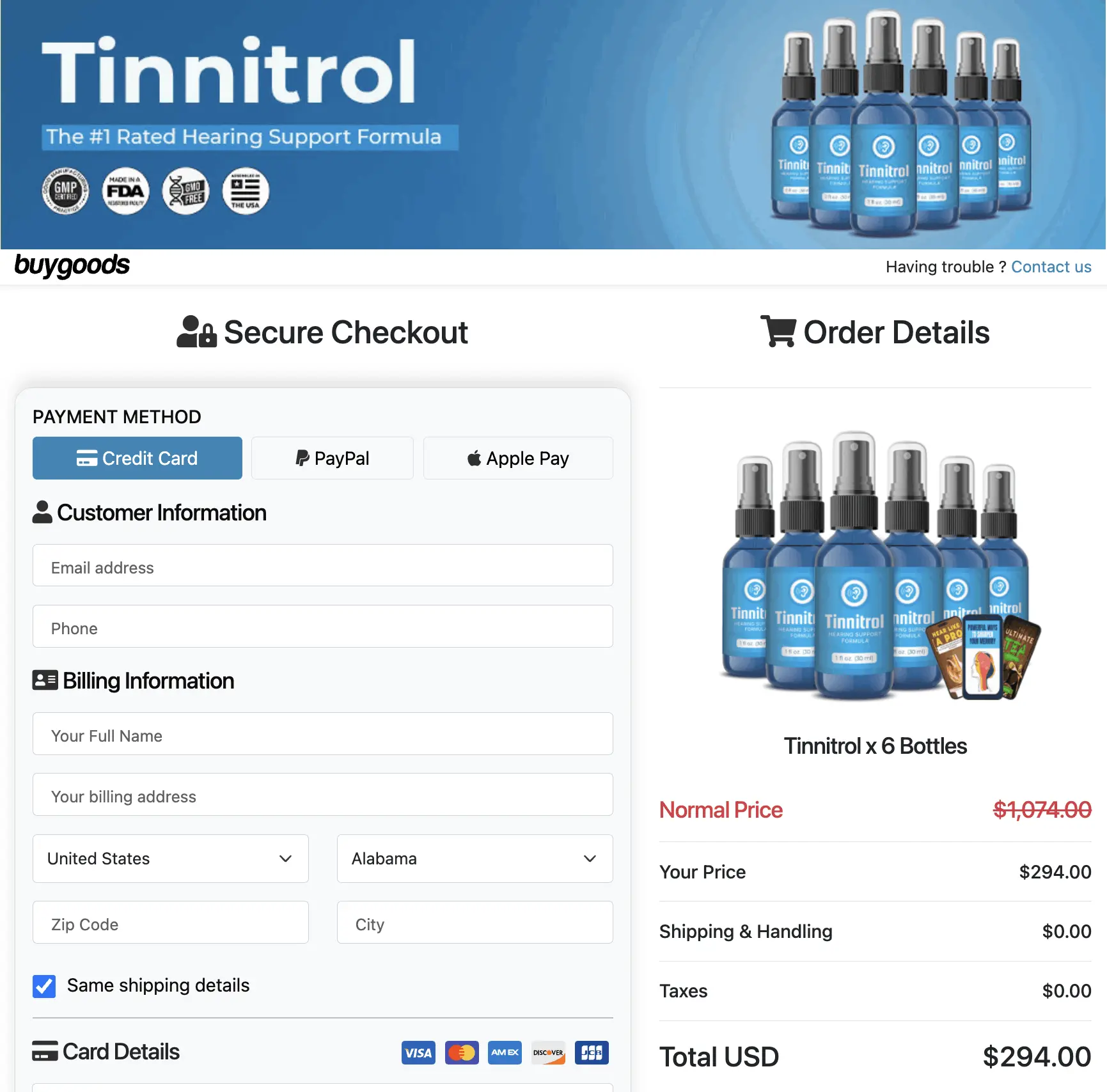Tinnitrol product image