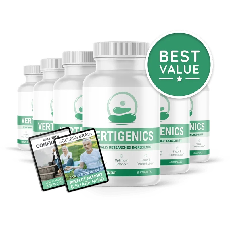 Vertigenics 6-Bottle Bundle — 180-Day Supply