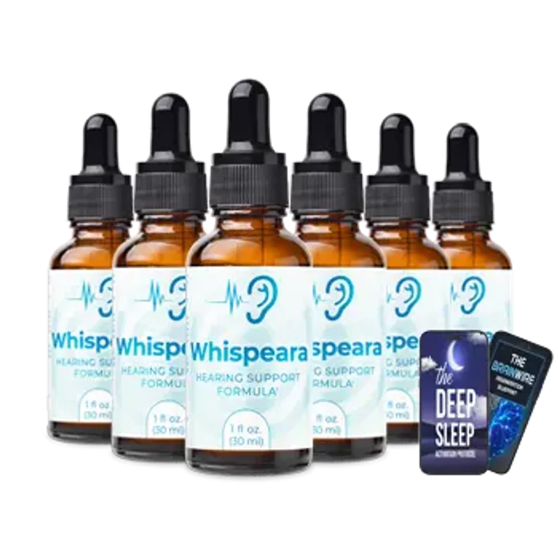 Whispeara 6-Bottle Bundle — 180-Day Supply